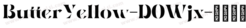 ButterYellow-DOWjx字体转换