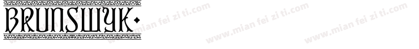 Brunswyk字体转换