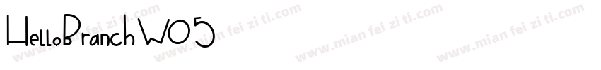 HelloBranchW05字体转换