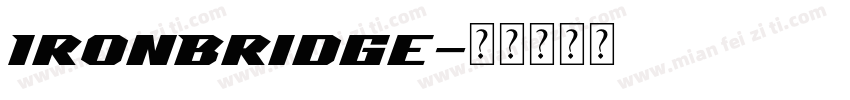IronBridge字体转换