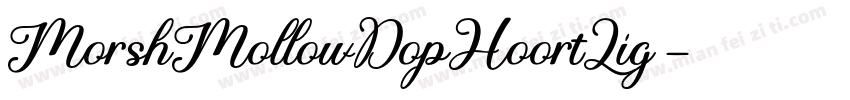 MorshMollowDopHoortLig字体转换