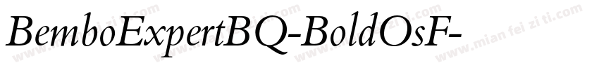 BemboExpertBQ-BoldOsF字体转换