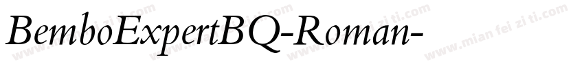 BemboExpertBQ-Roman字体转换