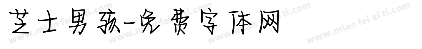 芝士男孩字体转换