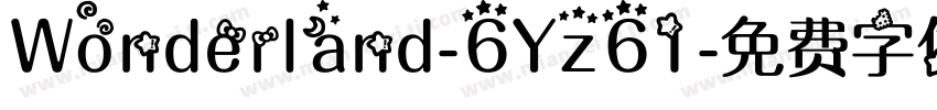 Wonderland-6Yz61字体转换