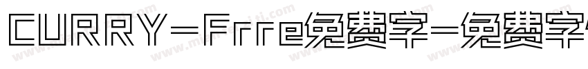 CURRY-Frre免费字字体转换