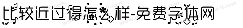 比较近过得怎么样字体转换