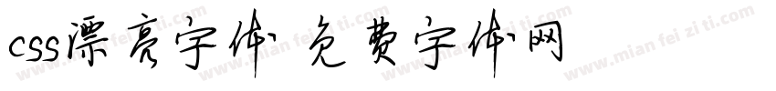 css漂亮字体字体转换