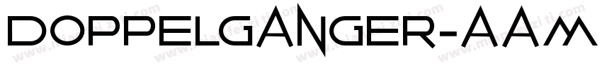 Doppelganger-aAm9字体转换