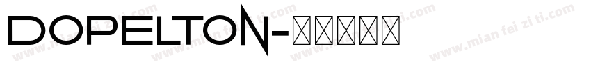 dopelton字体转换