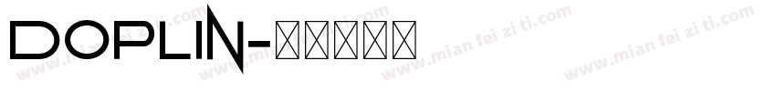 doplin字体转换