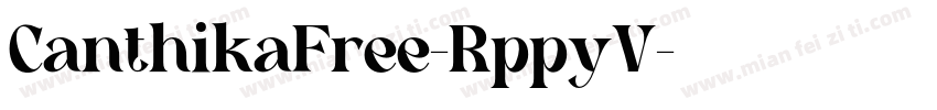 CanthikaFree-RppyV字体转换