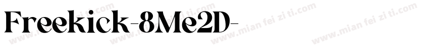 Freekick-8Me2D字体转换