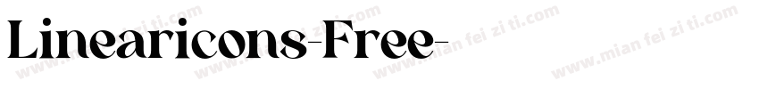 Linearicons-Free字体转换