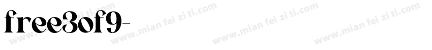 free3of9字体转换