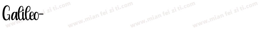 Galileo字体转换
