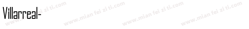 Villarreal字体转换