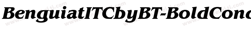 BenguiatITCbyBT-BoldCondItalic字体转换