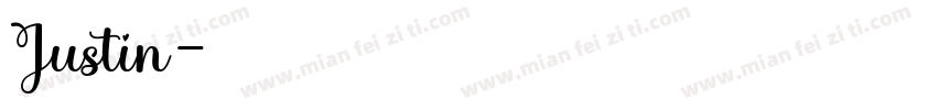 Justin字体转换