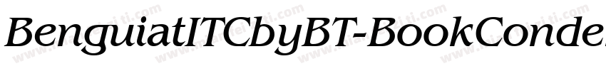 BenguiatITCbyBT-BookCondensed字体转换
