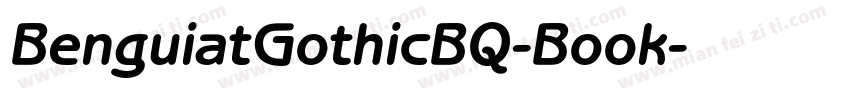 BenguiatGothicBQ-Book字体转换