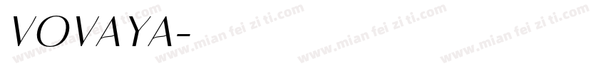 vovaya字体转换