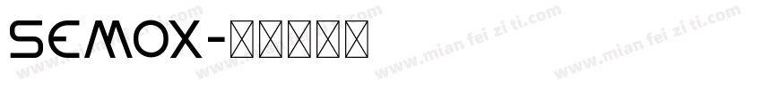 Semox字体转换
