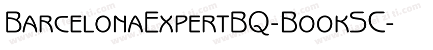 BarcelonaExpertBQ-BookSC字体转换