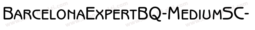 BarcelonaExpertBQ-MediumSC字体转换