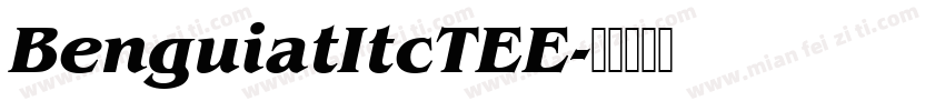 BenguiatItcTEE字体转换
