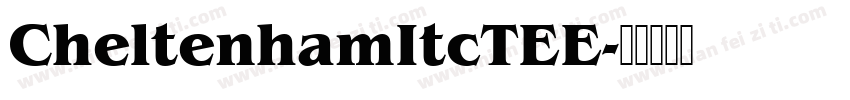 CheltenhamItcTEE字体转换