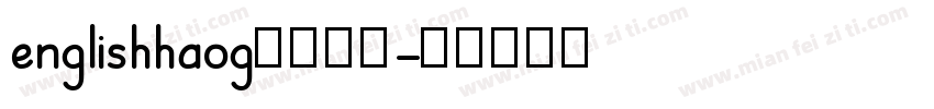 englishhaog四线三格字体转换