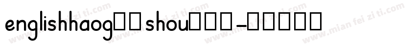 englishhaog英文shou四线三字体转换