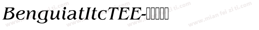 BenguiatItcTEE字体转换