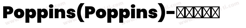 Poppins(Poppins)字体转换