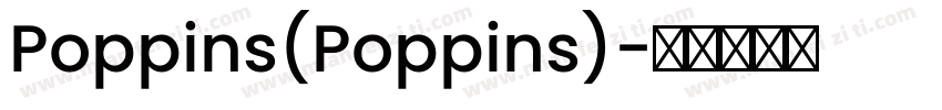 Poppins(Poppins)字体转换