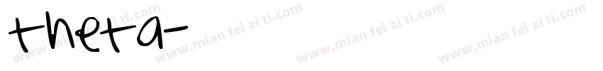 希腊字母theta字体转换