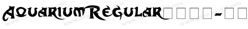 AquariumRegular字体下载字体转换