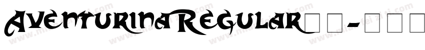 AventurinaRegular字体字体转换