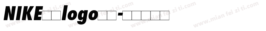 NIKE耐克logo字体字体转换
