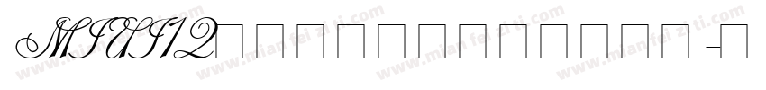 MIUI12默认的中文字体和英文字体字体转换