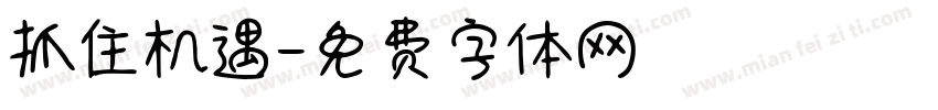 抓住机遇字体转换