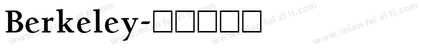 Berkeley字体转换