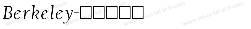 Berkeley字体转换