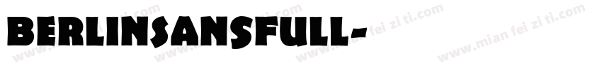 BerlinSansFull字体转换