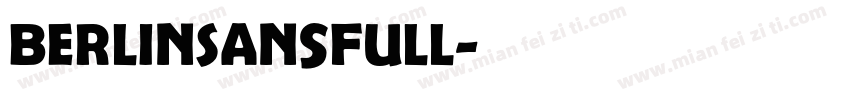 BerlinSansFull字体转换