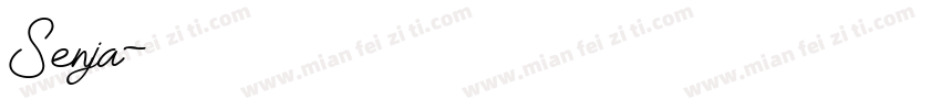 Senja字体转换