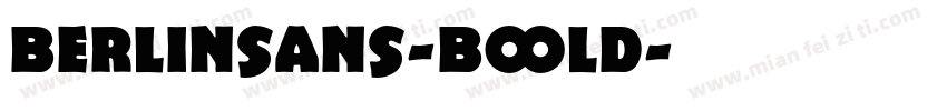 Berlinsans-Bold字体转换