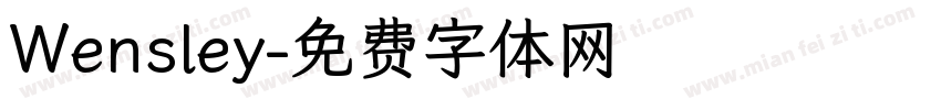 Wensley字体转换