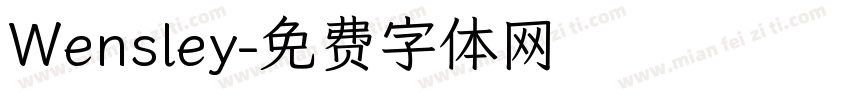 Wensley字体转换